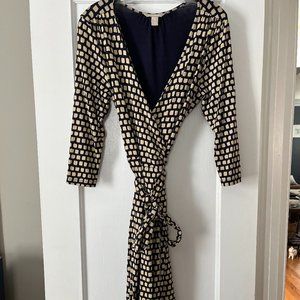 EUC Banana Republic Midi Wrap Dress Med. Tall